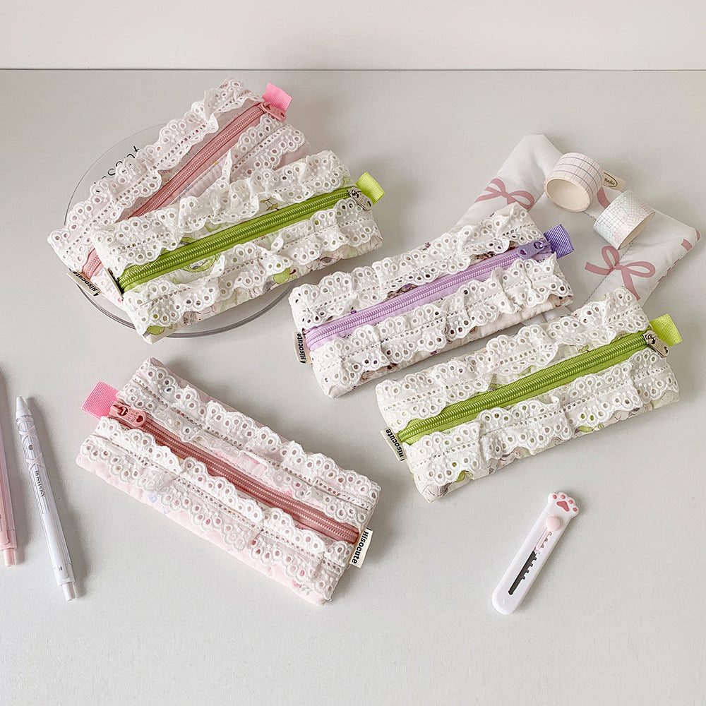 Elegant Lace Design Pencil Case Kalsten