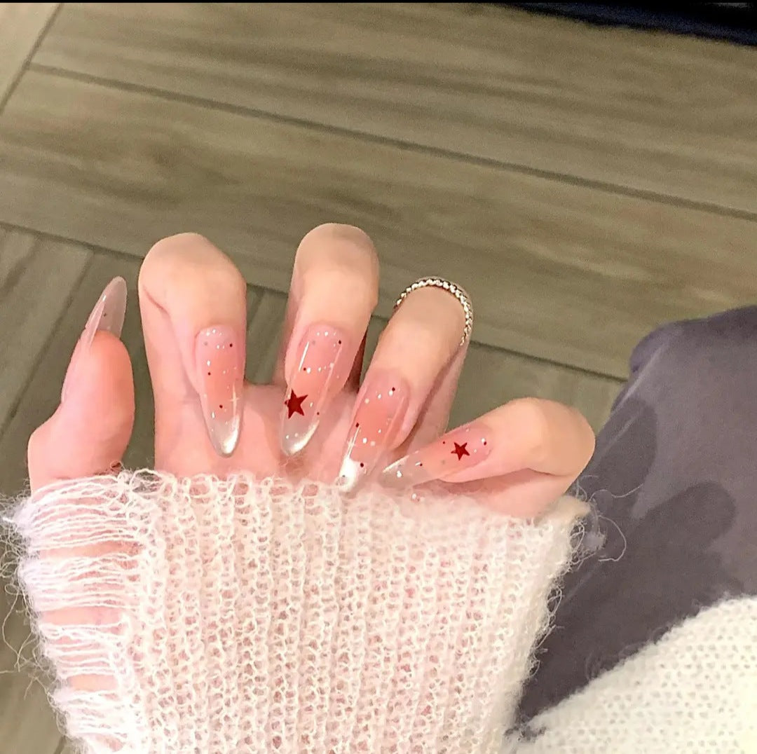 Cute Bear-Themed Press-On Nail Set Kalsten