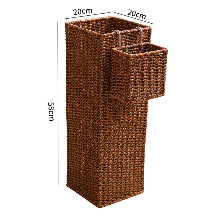 Decorative Wicker Storage Vase Kalsten