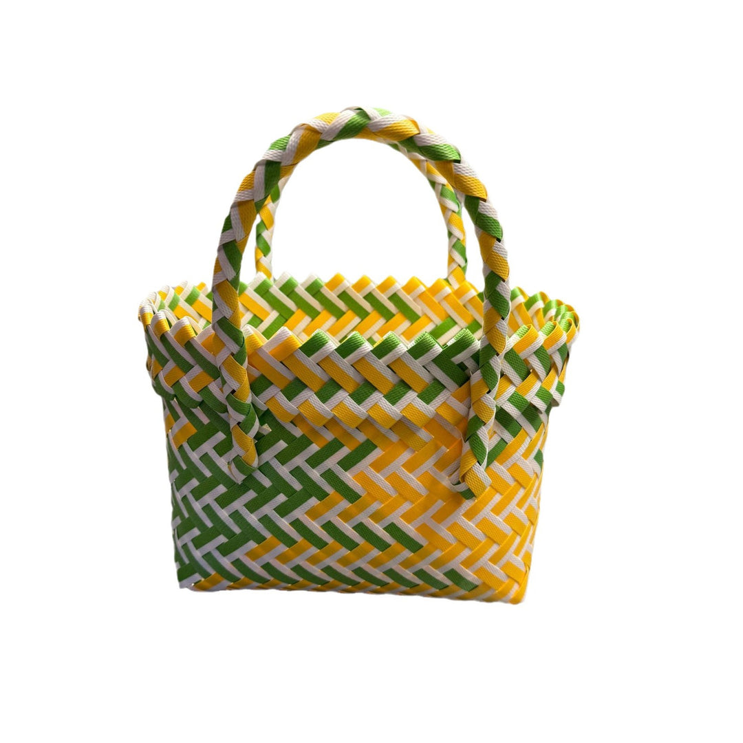 Playful basket bag with bow Kalsten