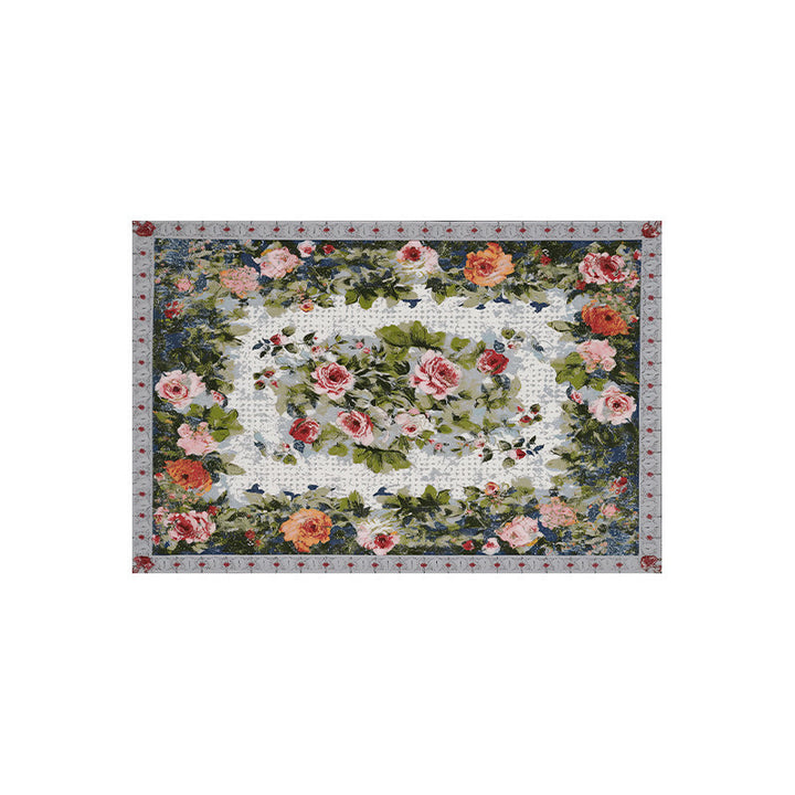 Floral Pattern Decorative Mat Kalsten