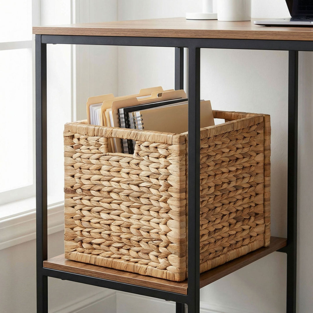 Practical storage basket made of braided material Kalsten