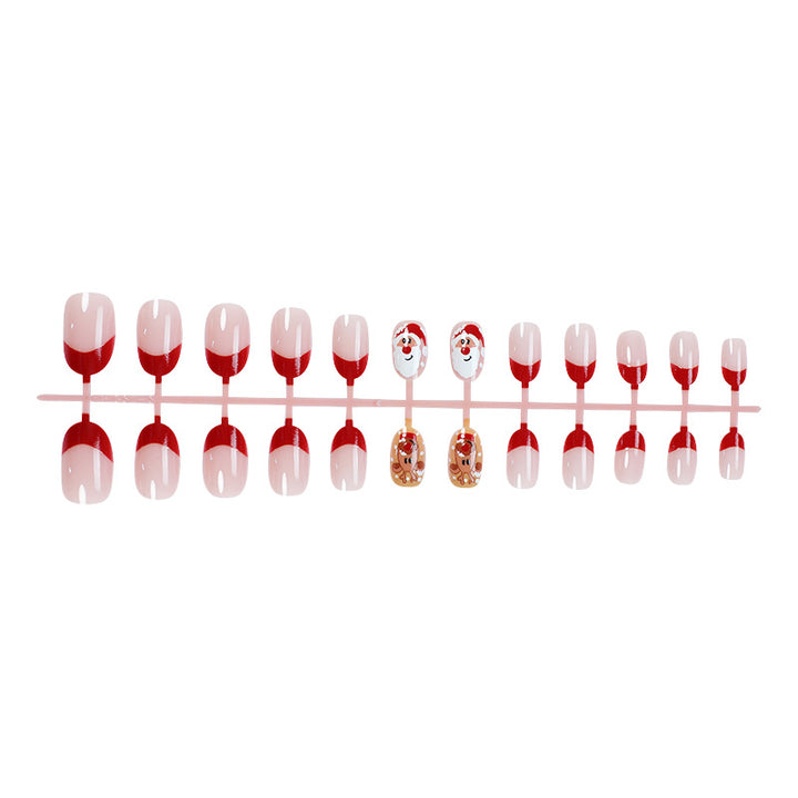 Festive Press-On Nail Art Set Kalsten