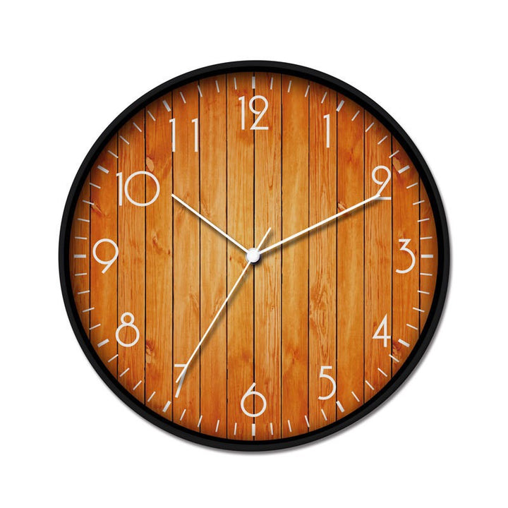 Wall clock with wood look Kalsten