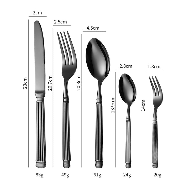 Elegant dessert spoon with exclusive surface design Kalsten