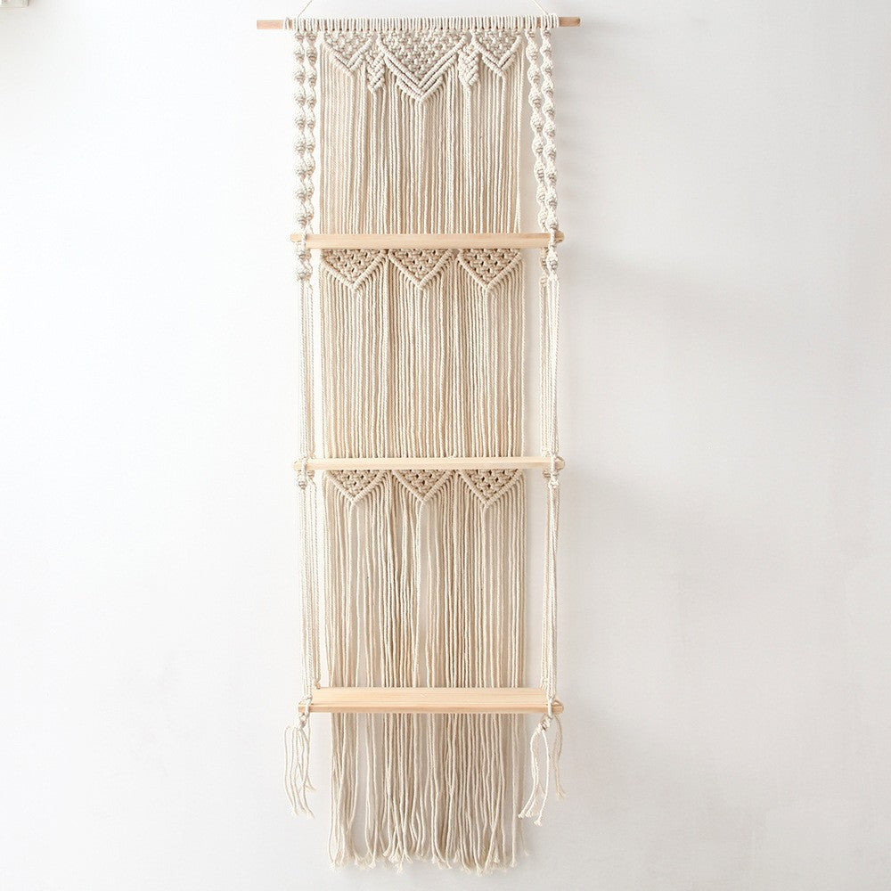 Decorative Macrame Wall Hanging Shelf Kalsten