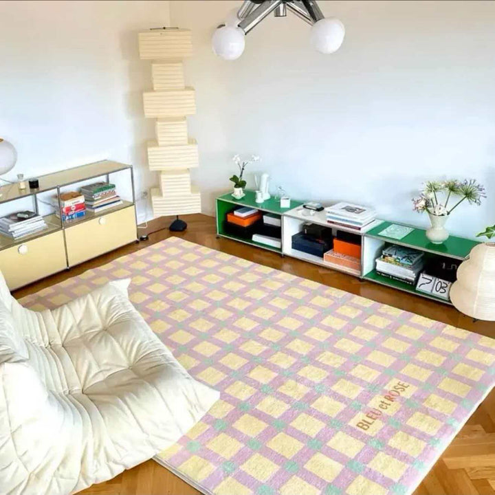 Playful Checkerboard Area Rug