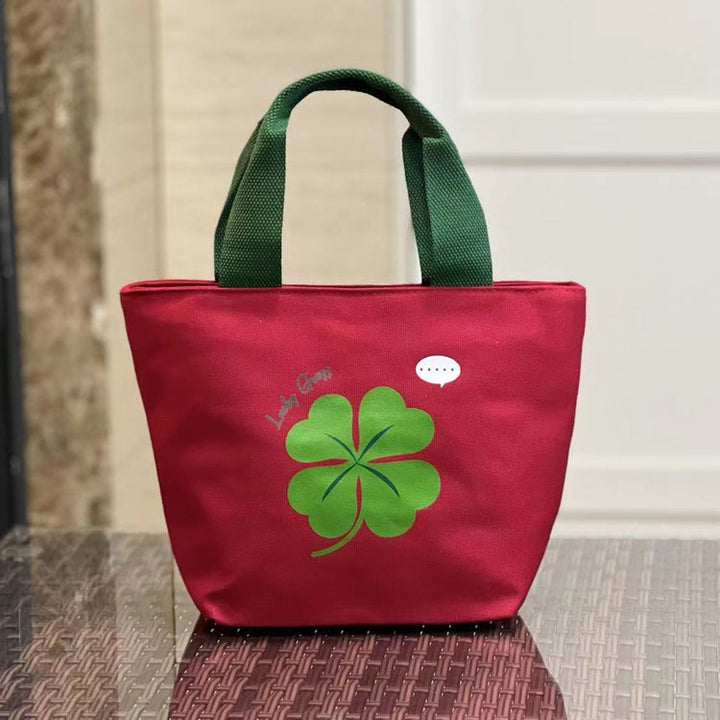 Cute Bear Print Lunch Tote Kalsten
