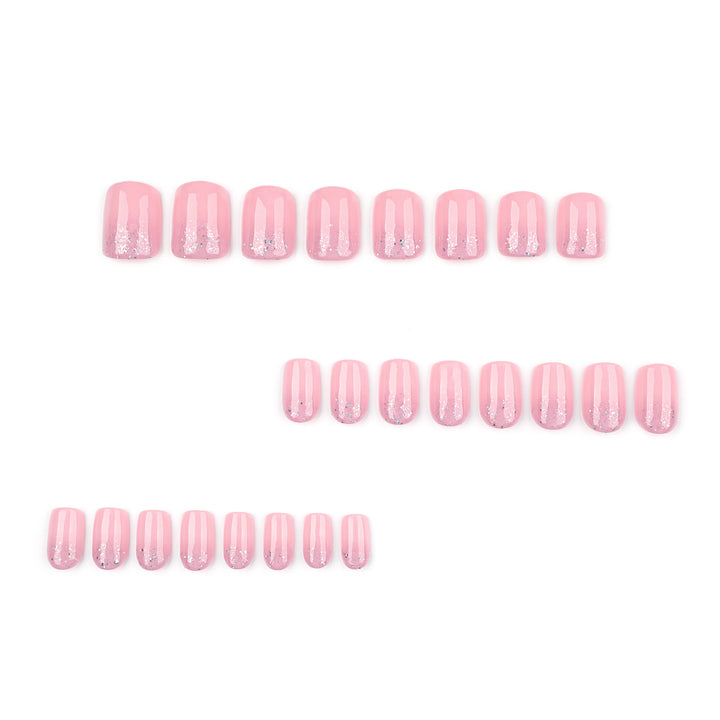 Artful Nail Tips with Glitter Accents Kalsten