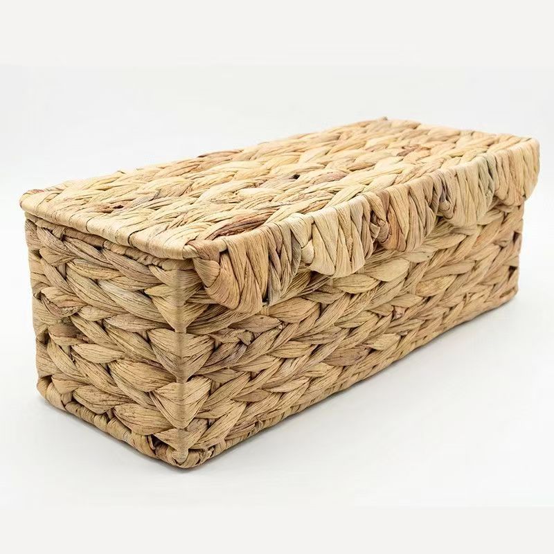 Storage basket with lid Kalsten