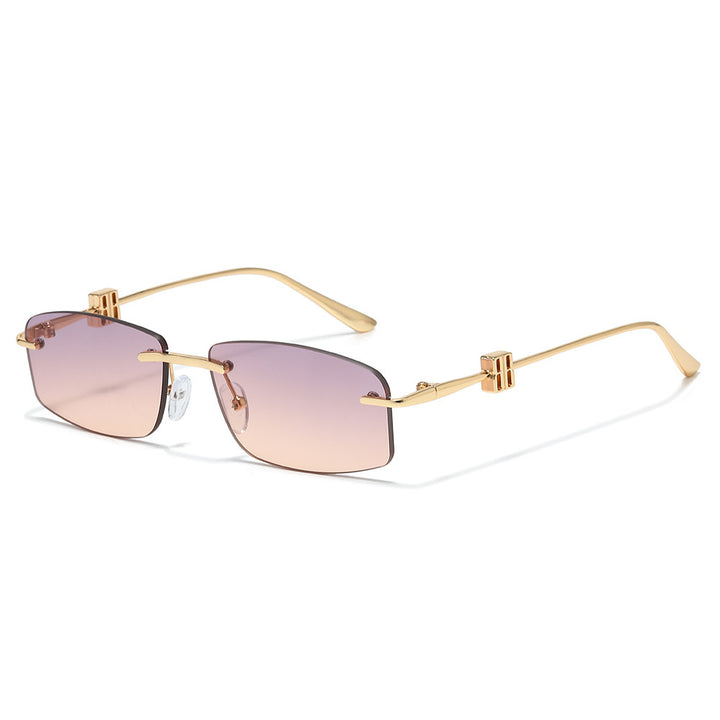 Avant-Garde Minimalist Rectangle Sunglasses Kalsten