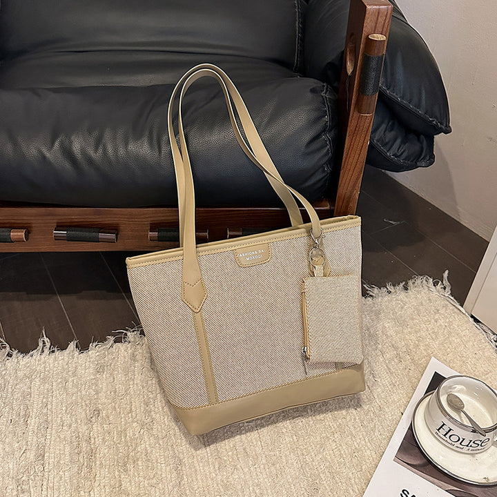 Spacious Multi-Pocket Tote Bag