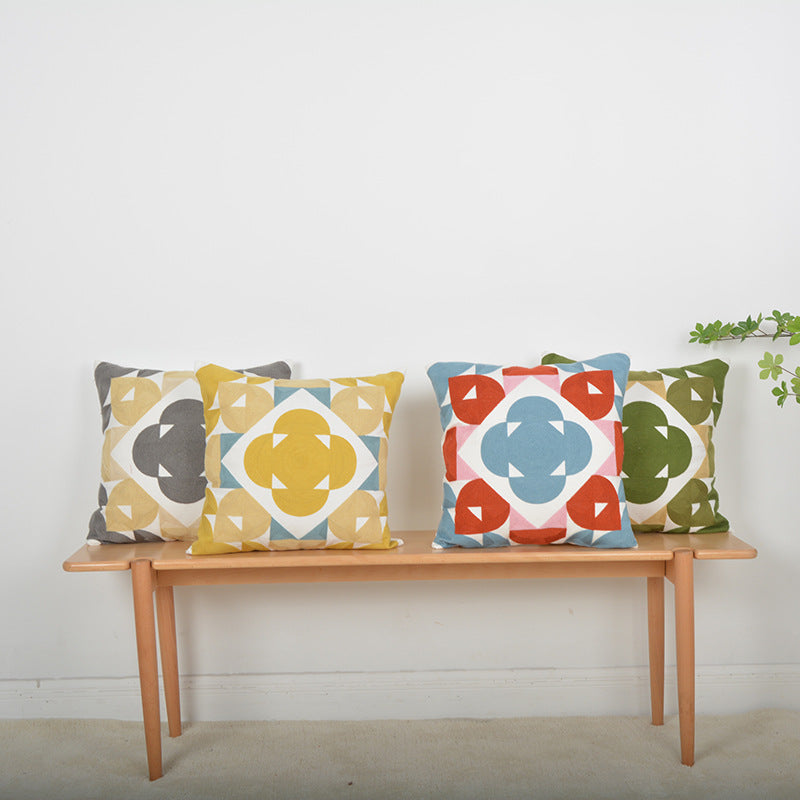Geometric Pattern Decorative Throw Pillow