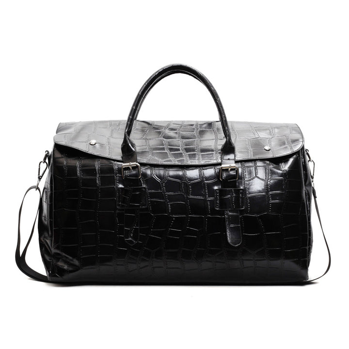 Crocodile Texture Luxury Travel Duffle Bag Kalsten