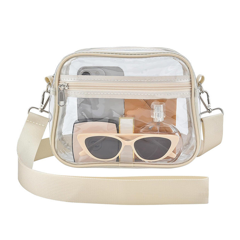 Transparent shoulder bag with versatile compartments Kalsten