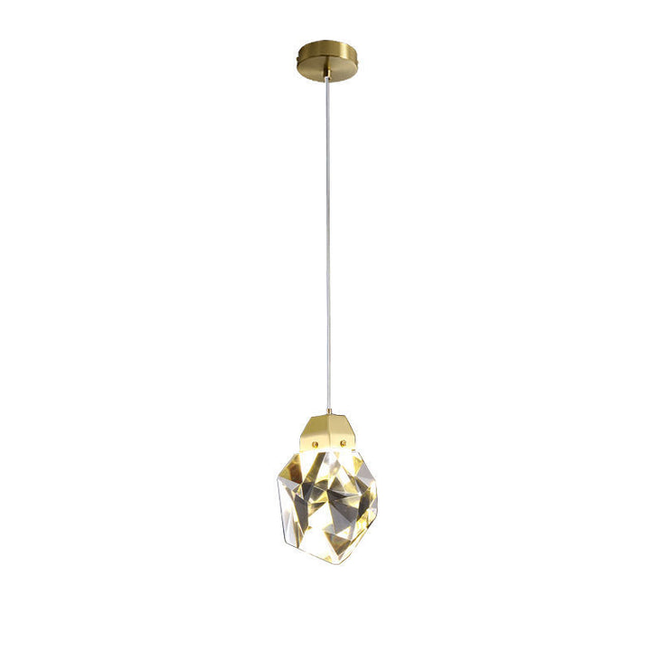 Geometric Crystal Pendant Light