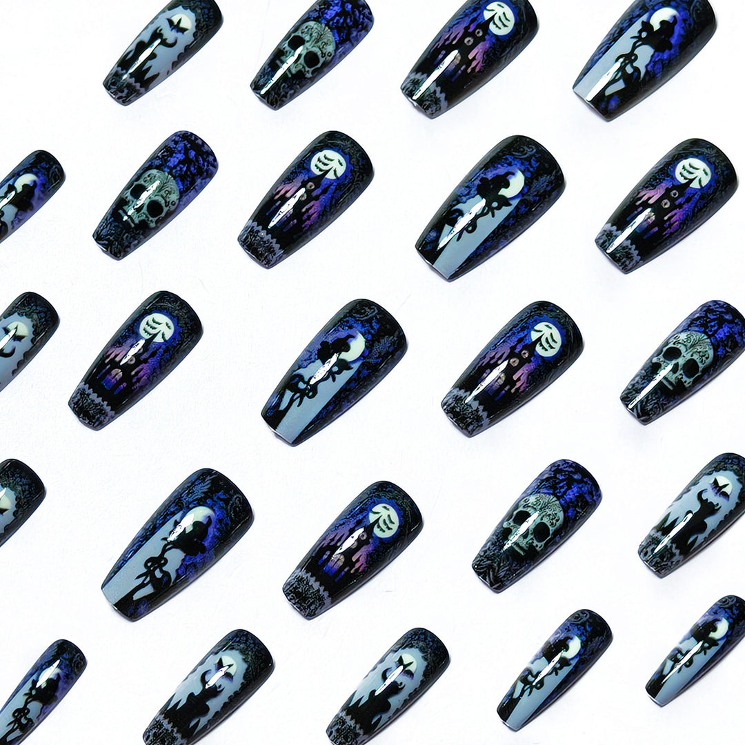 Creative Halloween Style Artificial Nails Kalsten
