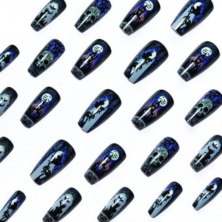 Creative Halloween Style Artificial Nails Kalsten