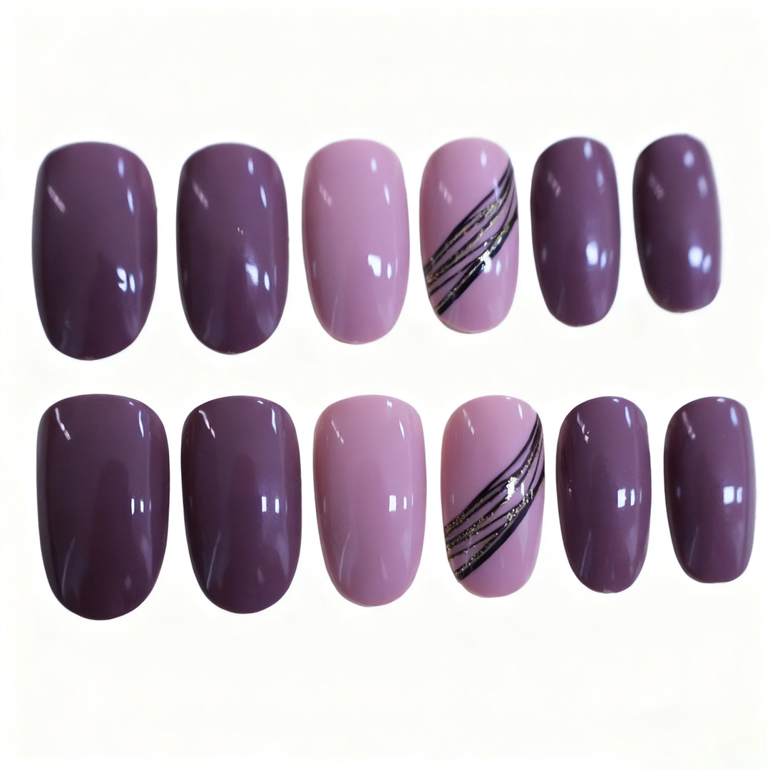 Elegant Almond Nail Art Kalsten