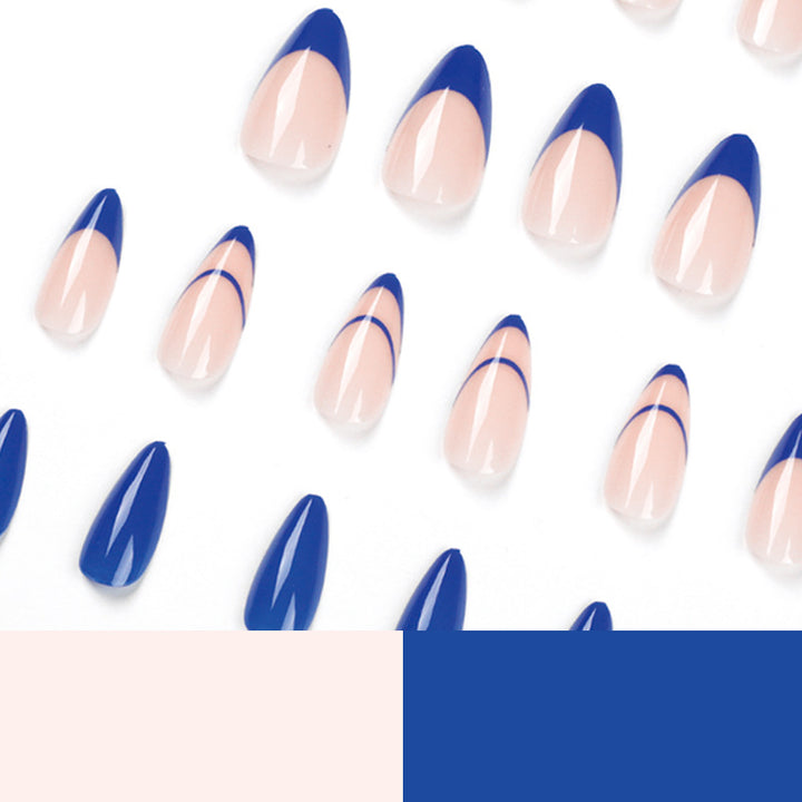 Elegant Nail Extensions with Modern Color Accents Kalsten