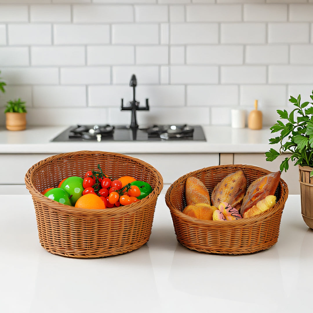 Elegant Woven Serving Tray Kalsten