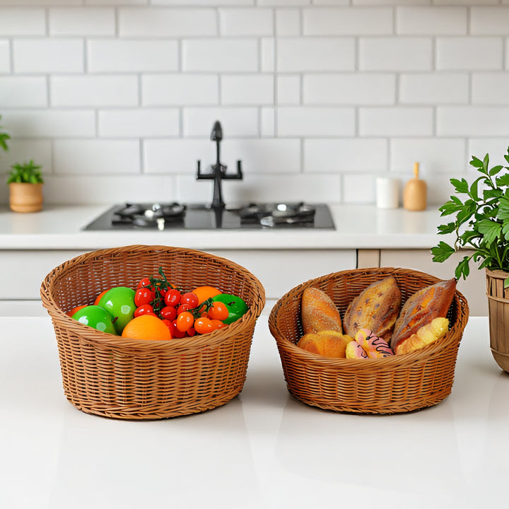 Elegant Woven Serving Tray Kalsten