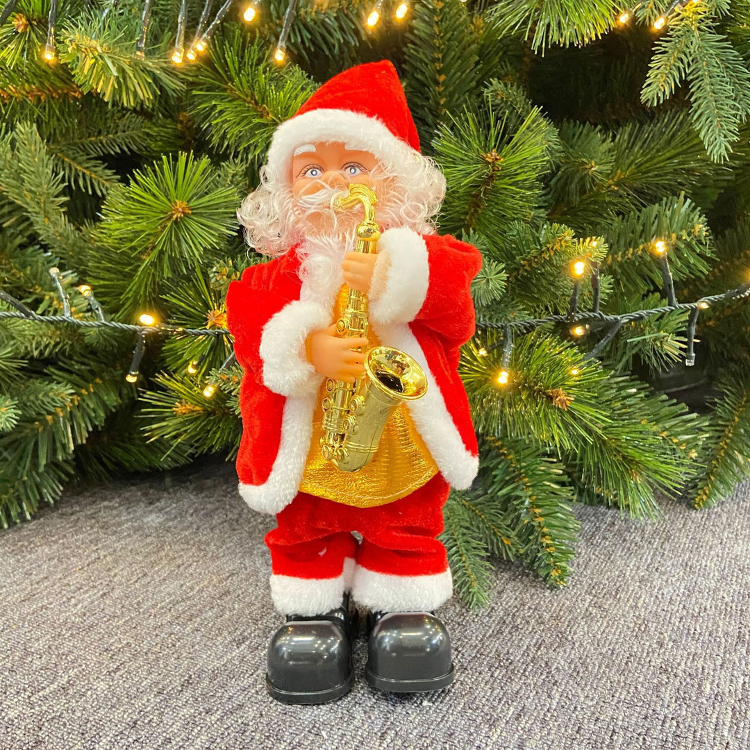 Cute Santa Claus with Christmas greeting sign Kalsten