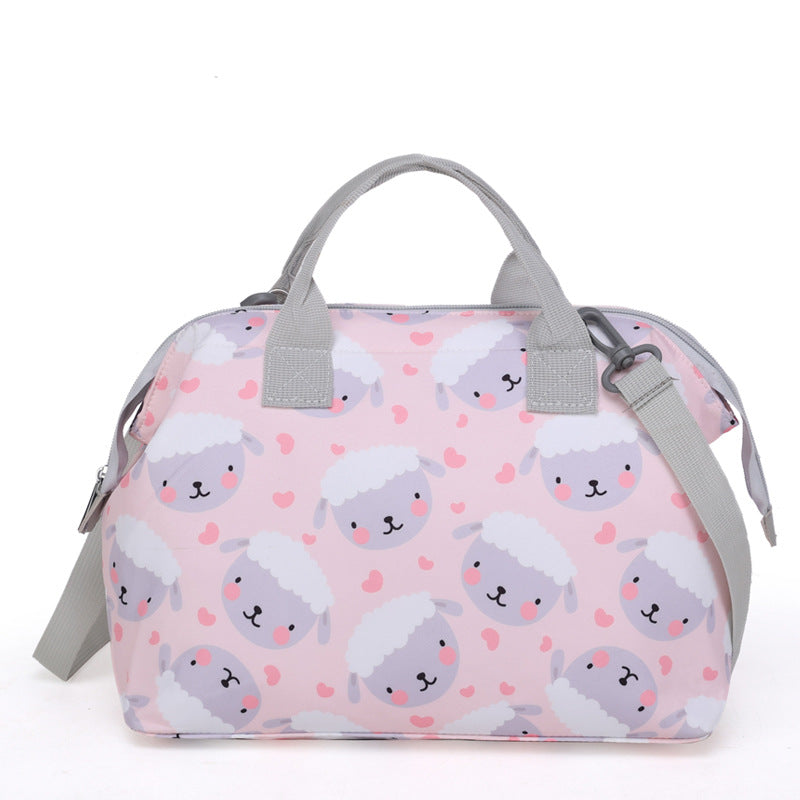 Playful Patterned Travel Satchel Kalsten