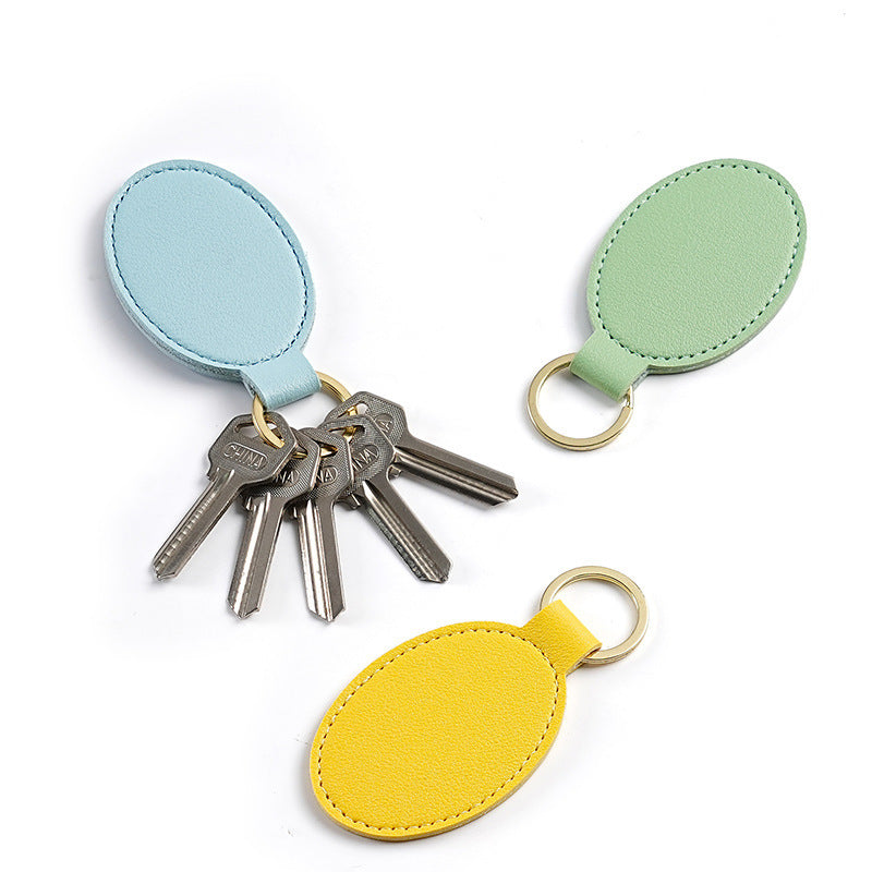 Unisex keychain made of high-quality artificial leather with stylish design Kalsten