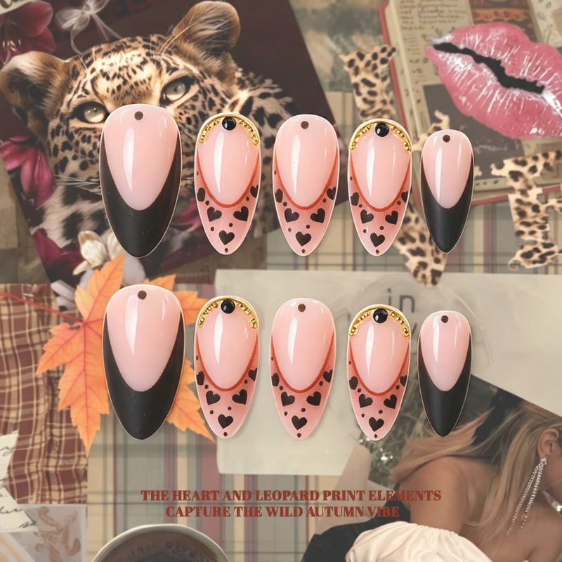 Unique Elegant Press-On Nail Tips Set Kalsten