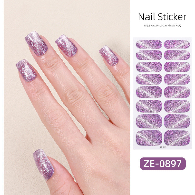 Ombre Glitter Nail Wraps