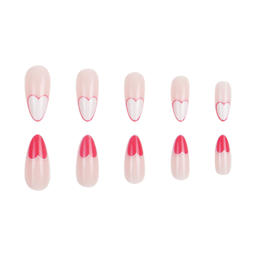 Heart-Design Stiletto Press-On Nails Kalsten 1789085993