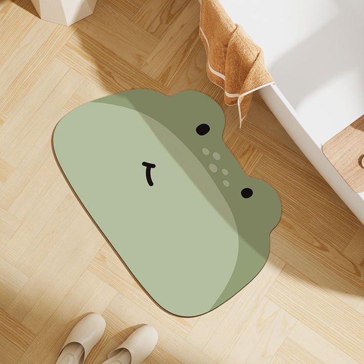 Adorable Animal-Themed Bath Mat Kalsten
