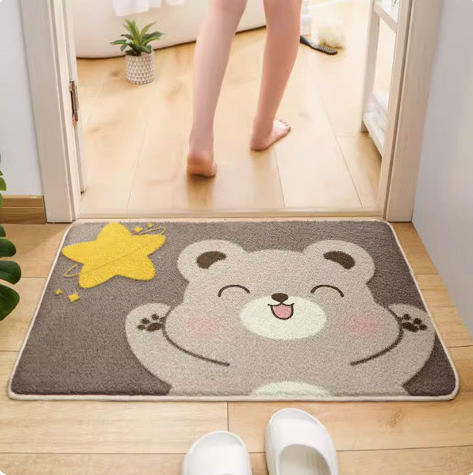 Fun Polar Bear Bath Mat Kalsten