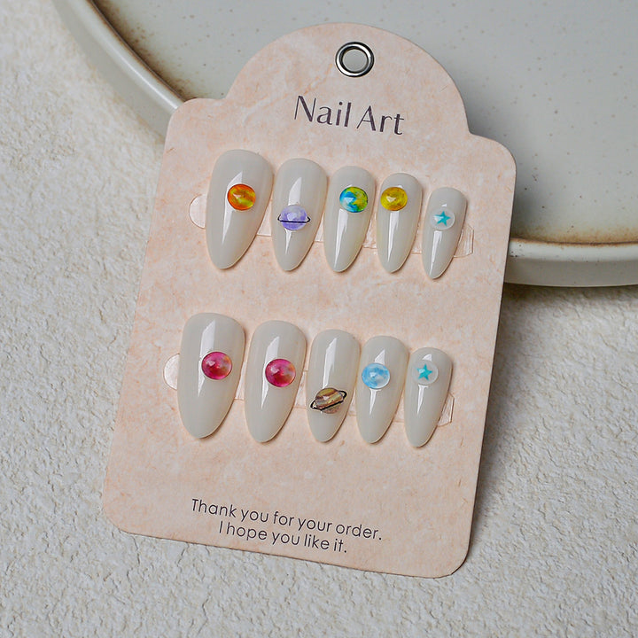 Artistic Press-On Nail Art Set Kalsten