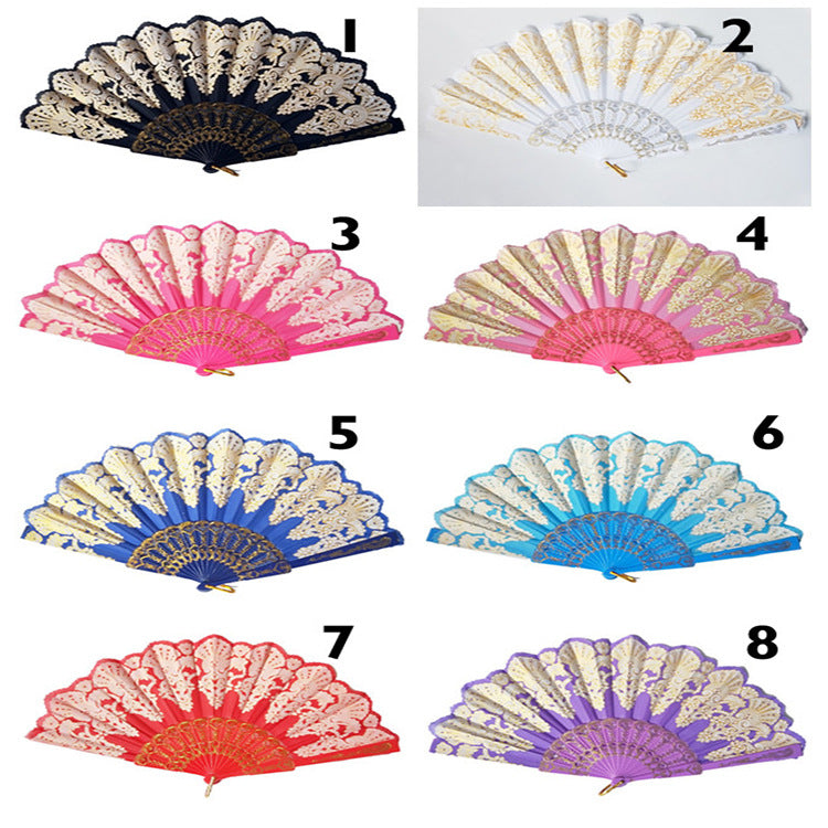 Women's fan with exquisite filigree ornamentation Kalsten