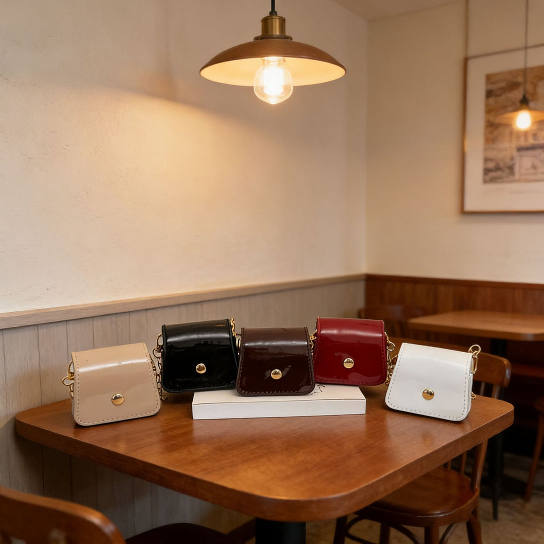 WoChic Patent Leather Crossbody Bag Kalsten