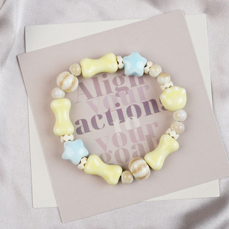 Heart-Shaped Beaded Bracelet Kalsten