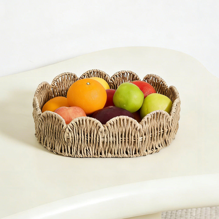 Decorative hand-woven storage basket Kalsten