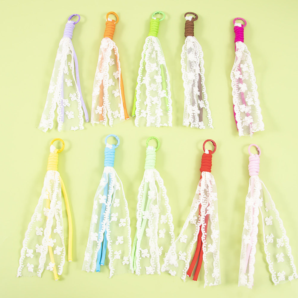Elegant Lace Tassel Keychain Kalsten