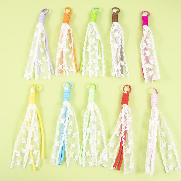 Elegant Lace Tassel Keychain Kalsten