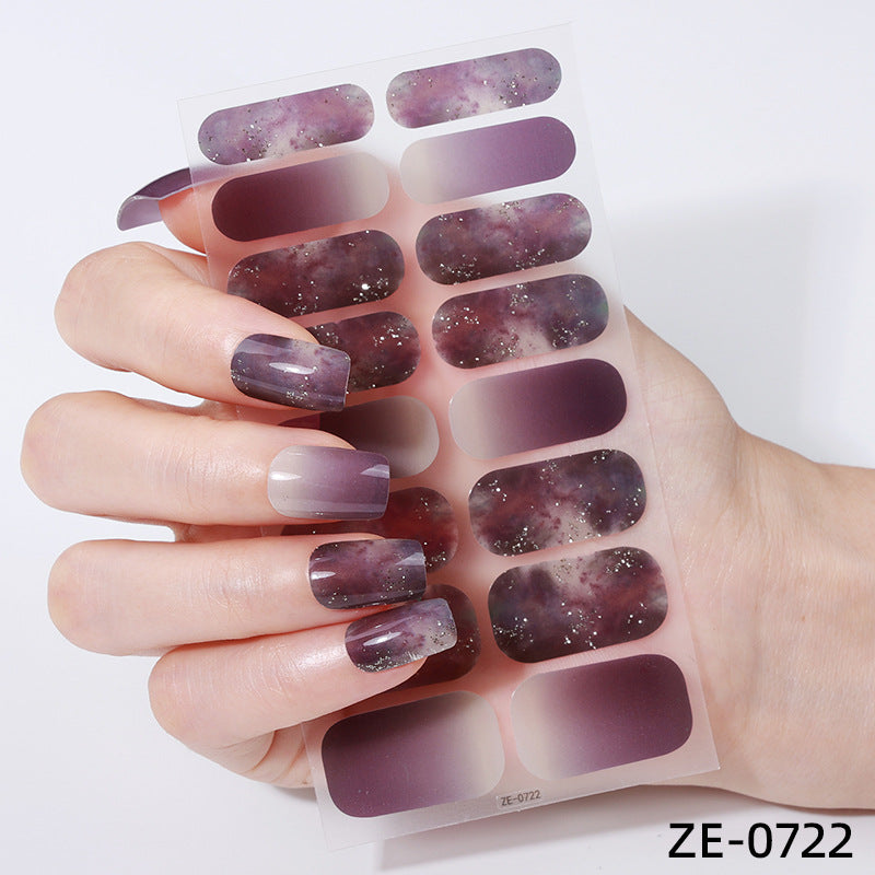 Artistic Press-On Nail Wraps