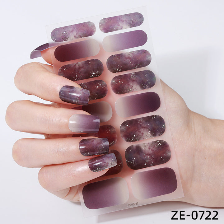 Artistic Press-On Nail Wraps