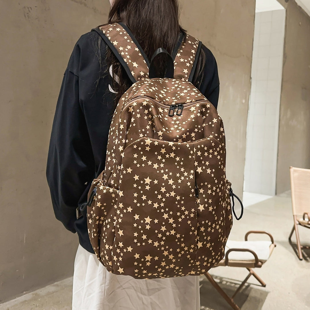 Casual Star-Patterned Backpack Kalsten 1791206130