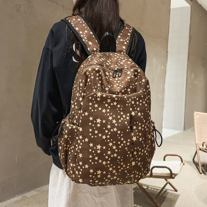 Casual Star-Patterned Backpack Kalsten 1791206130