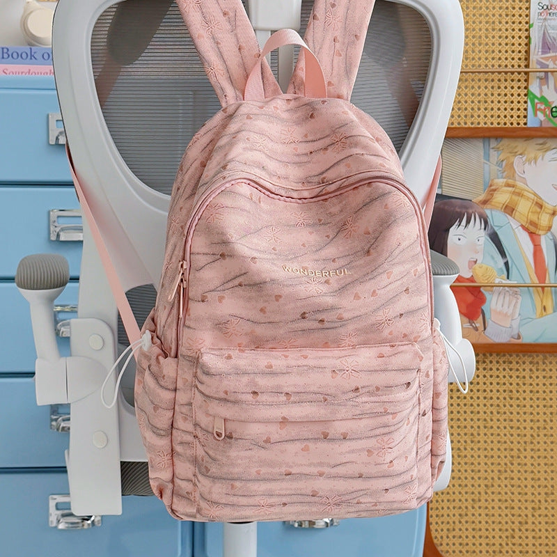 Stylish Heart Pattern Backpack Kalsten