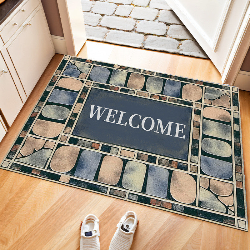 Decorative Stone Pattern Door Mat