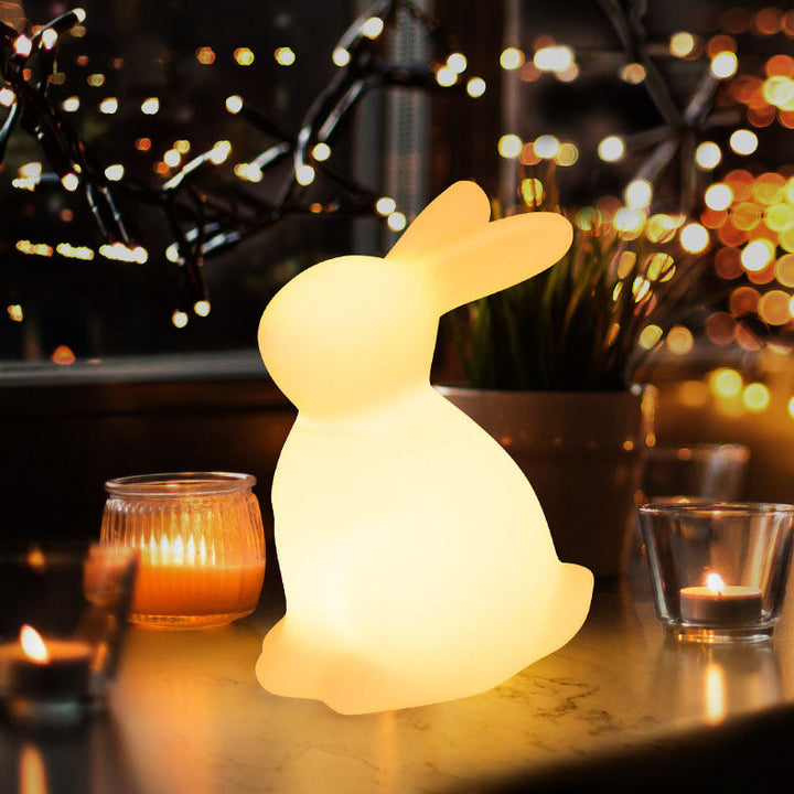 Contemporary Creative Rabbit PE LED Table Lamp for the Bedroom | Noxord