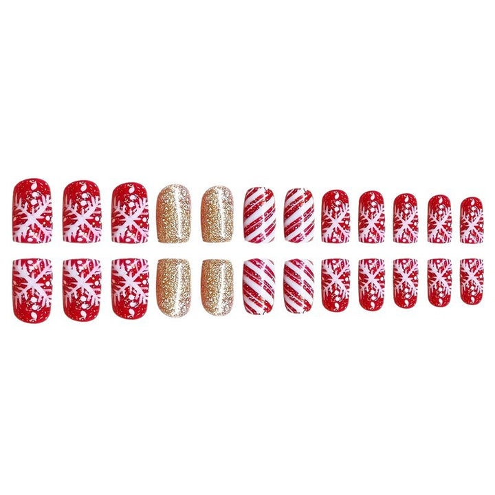 Festive Themed Press-On Nail Art Set Kalsten