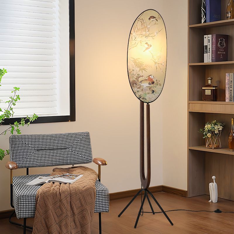 Artistic Tripod Floor Lamp